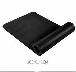 10mm Extra Thick Yoga Mat - Premium NBR Cushioned Mat in 12 Colors
