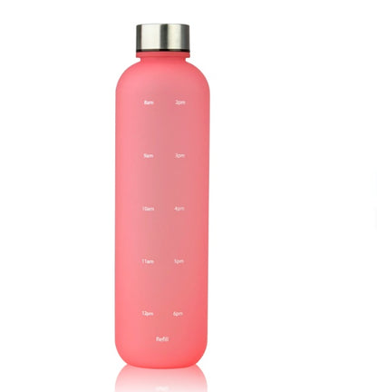 Sports Water Bottle 1L with Handle - BPA-Free Gradient Design