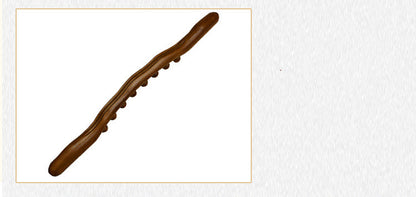 Beech Wood Massage Roller Bar — Scraping & Trigger Point Relief Tool