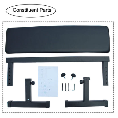 Flat Weight Bench - 440 LBS Capacity Height Adjustable