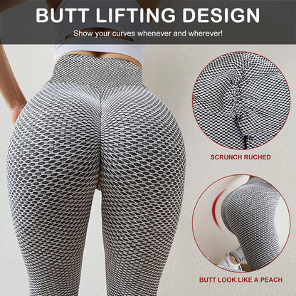 Leggings TIK Tok para mujer, mallas de entrenamiento para levantar glúteos, pantalones de yoga deportivos de cintura alta de talla grande