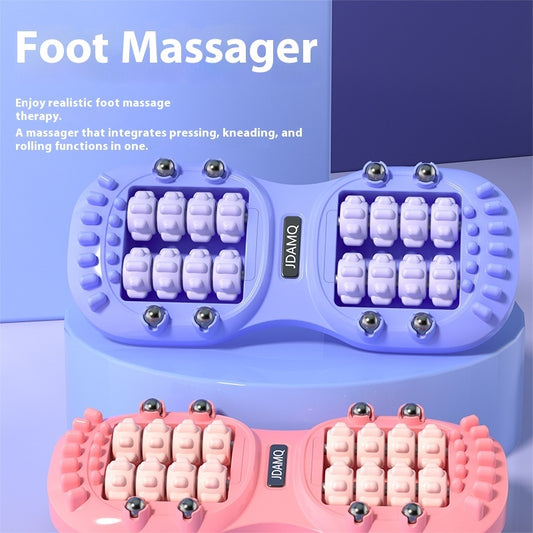 Reflexology Foot Massager Roller — Acupressure Relief for Tired Feet
