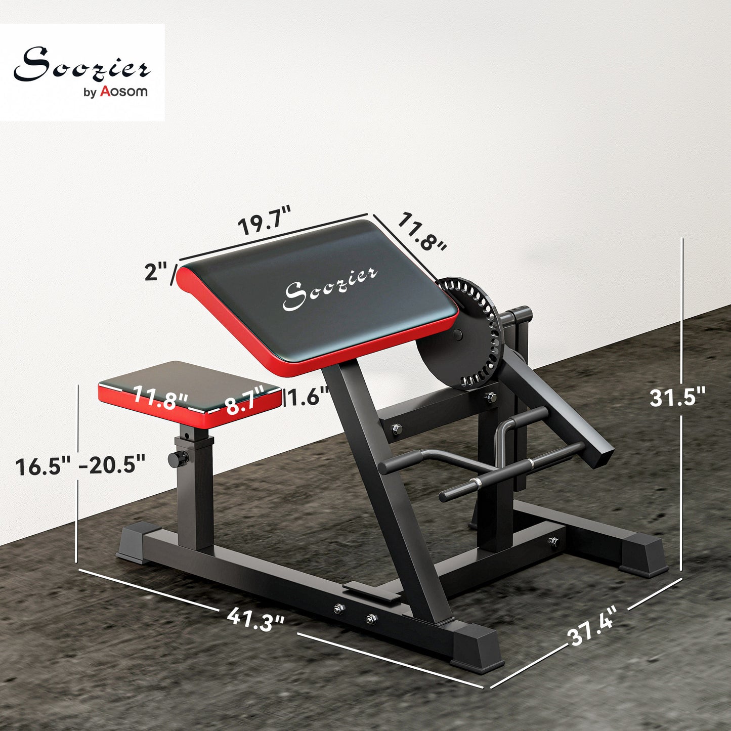 2-in-1 Preacher Curl & Tricep Extension Bench | Adjustable Home Gym Strength Machine