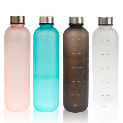 Sports Water Bottle 1L with Handle - BPA-Free Gradient Design