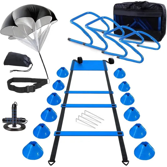 Agility Ladder Training Set - Speed & Footwork Trainer with Carry Bag