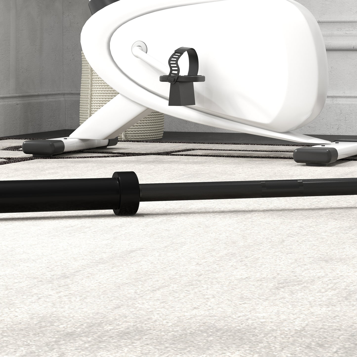 7.2ft Olympic Barbell - 1500 lb Capacity with Rotating Sleeves & Knurling Grip