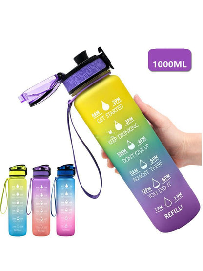 Sports Water Bottle 1000ml - BPA-Free with Infuser