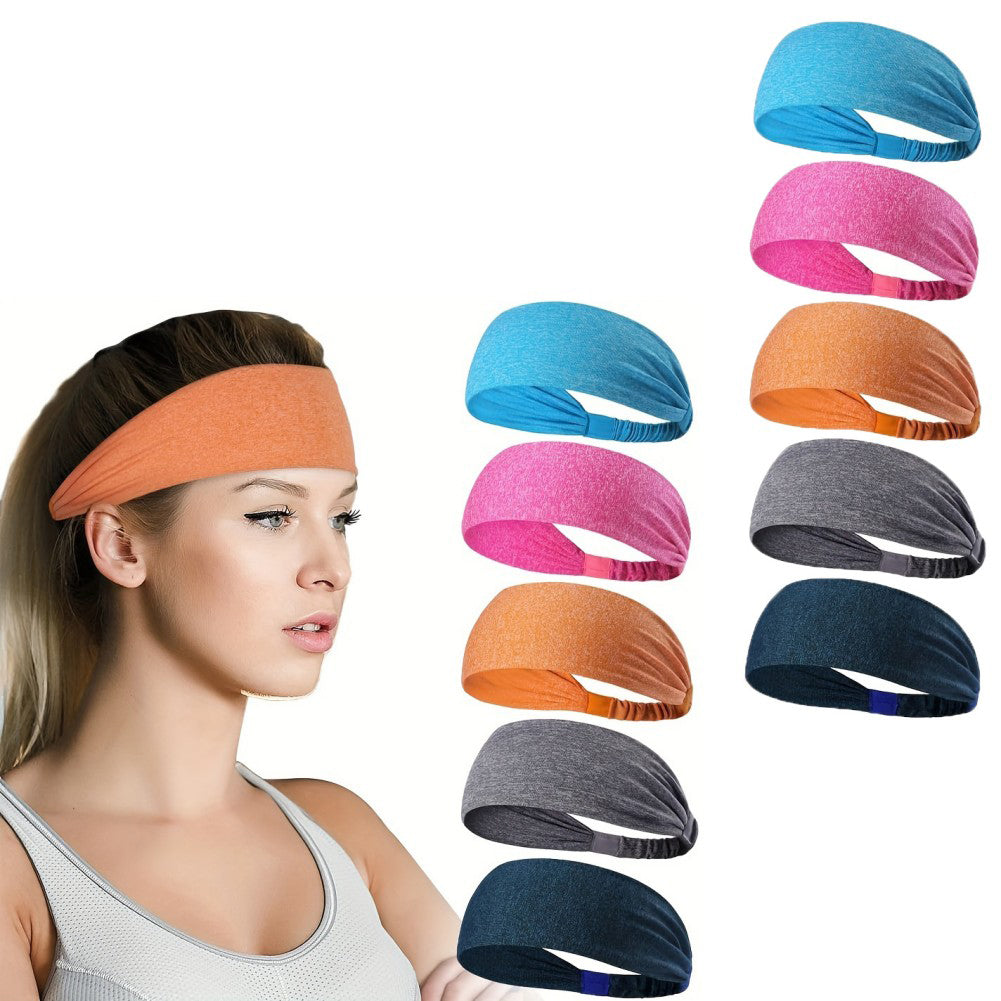 5-Pack Unisex Sports Fitness Headband & Sweatband