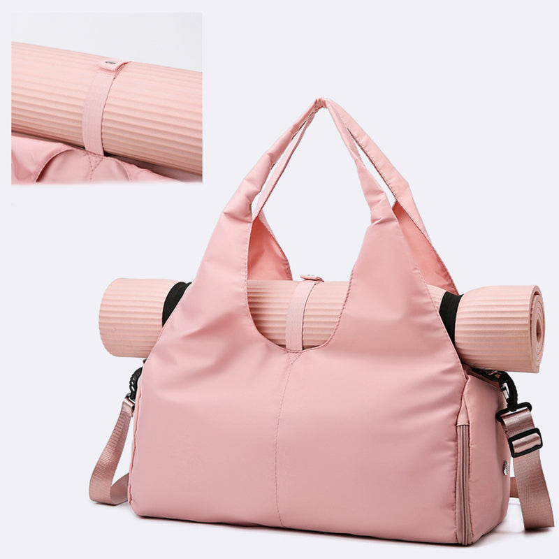 Yoga Gym Bag - Wet/Dry Separation with Mat Carrier