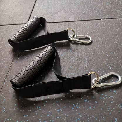Resistance Band Handles - Anti-Slip TPR Grip for Cable Machines & Bands