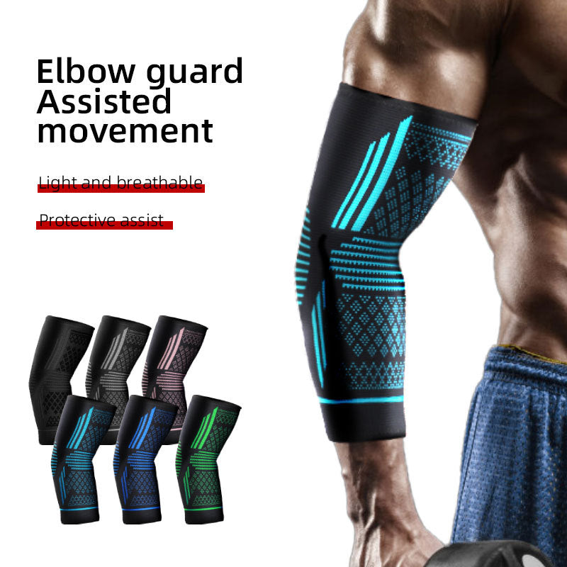 Compression Elbow Sleeve - Breathable Support for Lifting & Sports