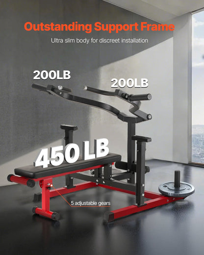 Premium Chest Press Machine - 450 LBS Adjustable Bench Press