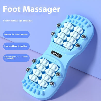 Reflexology Foot Massager Roller — Acupressure Relief for Tired Feet