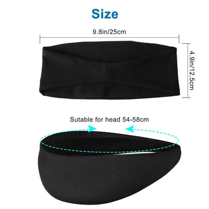 Sports Headbands 3-Pack - Non-Slip Sweat Wicking