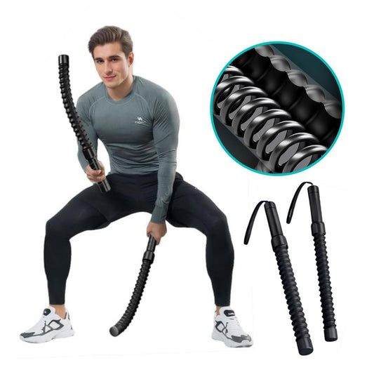 Cordless Battle Ropes - Portable Weighted Ropeless Training for HIIT & Cardio