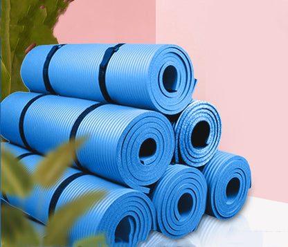 10mm Extra Thick Yoga Mat - Premium NBR Cushioned Mat in 12 Colors