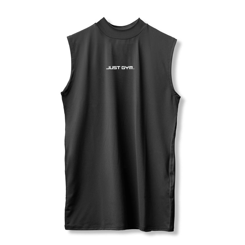 Nueva camiseta sin mangas informal de malla para hombre para entrenamiento, fitness, gimnasio, moda